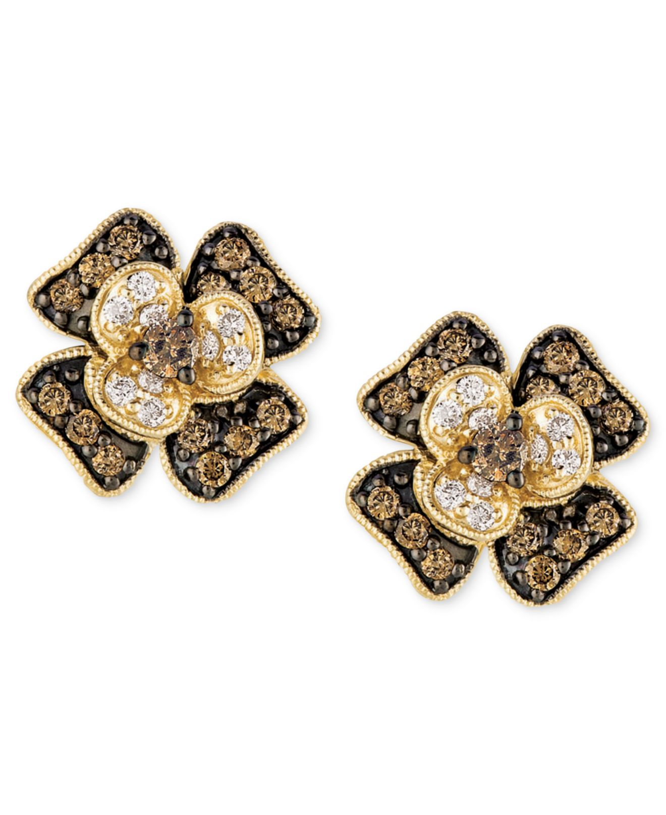 Assured it. vintage chocolate diamond earrings Vintage chocolate diamond earrings something