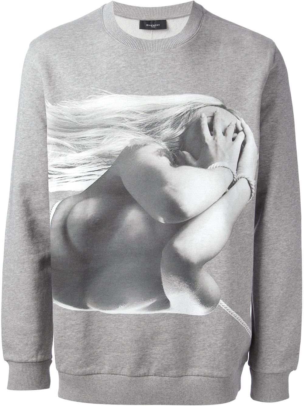 Regeren Souvenir Verkeerd Givenchy Naked Woman Print Sweater in Gray for Men | Lyst