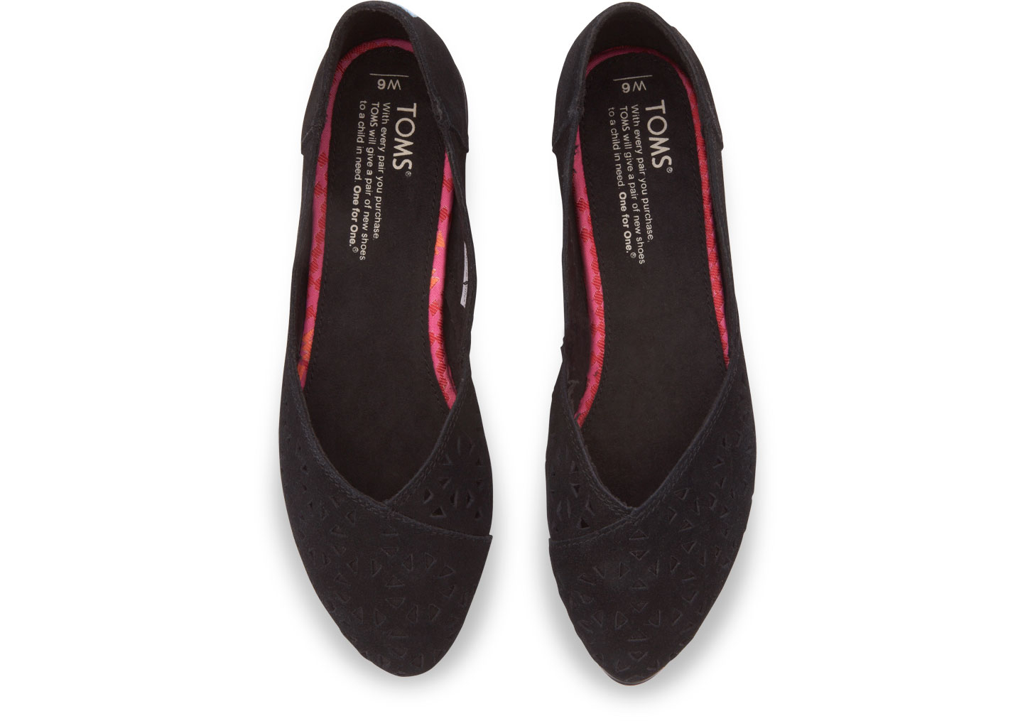 TOMS Perforated Suede Womens Jutti 