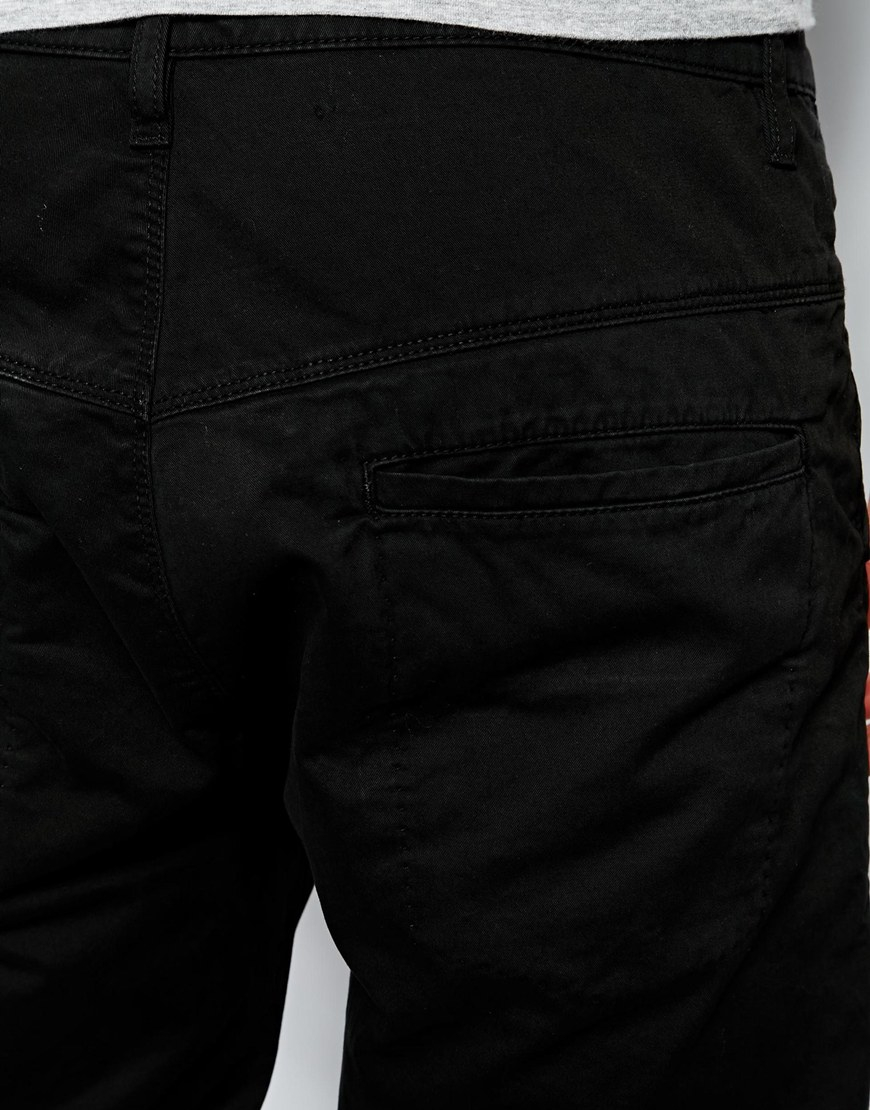 Nudie Jeans Nudie Chinos Khaki Slim Fit Organic Twill in Black for Men |  Lyst