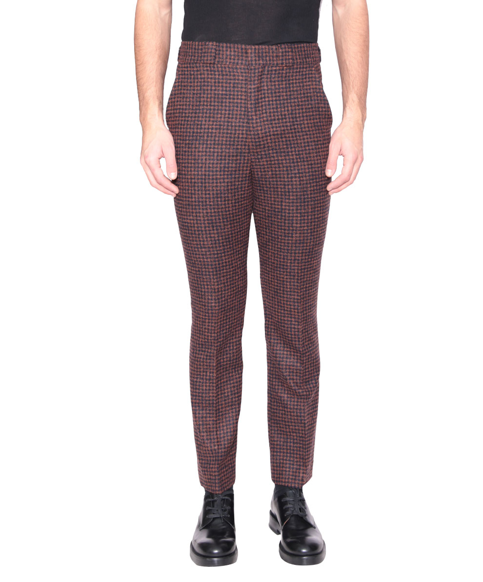 Paul Smith Wool And Alpaca Pants in Red for Men | Lyst