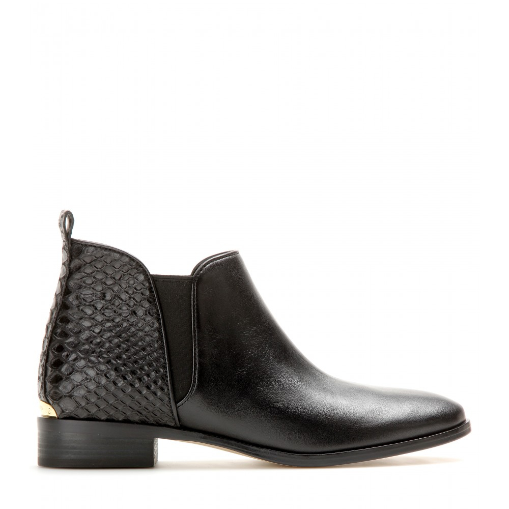 michael kors flat ankle boots