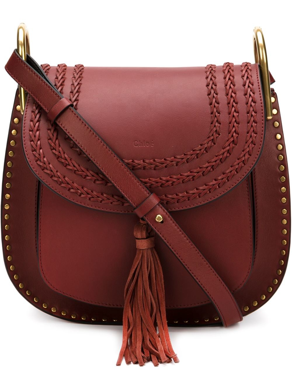 Chlo \u0026#39;hudson\u0026#39; Shoulder Bag in Red | Lyst