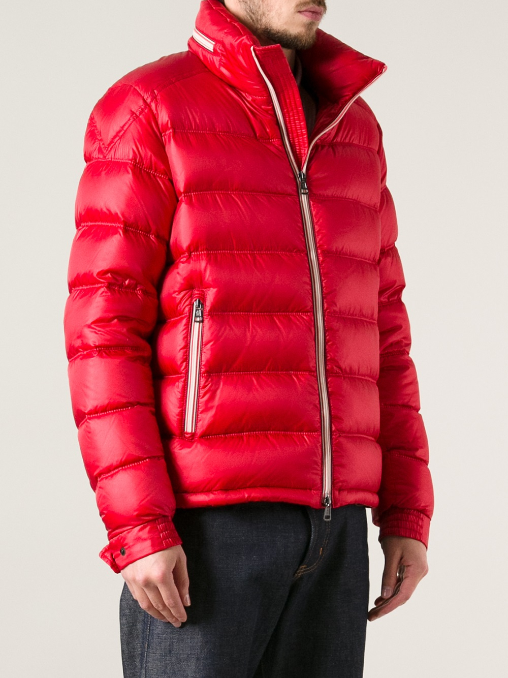 Moncler Chimay Jacket in Red for Men - Lyst