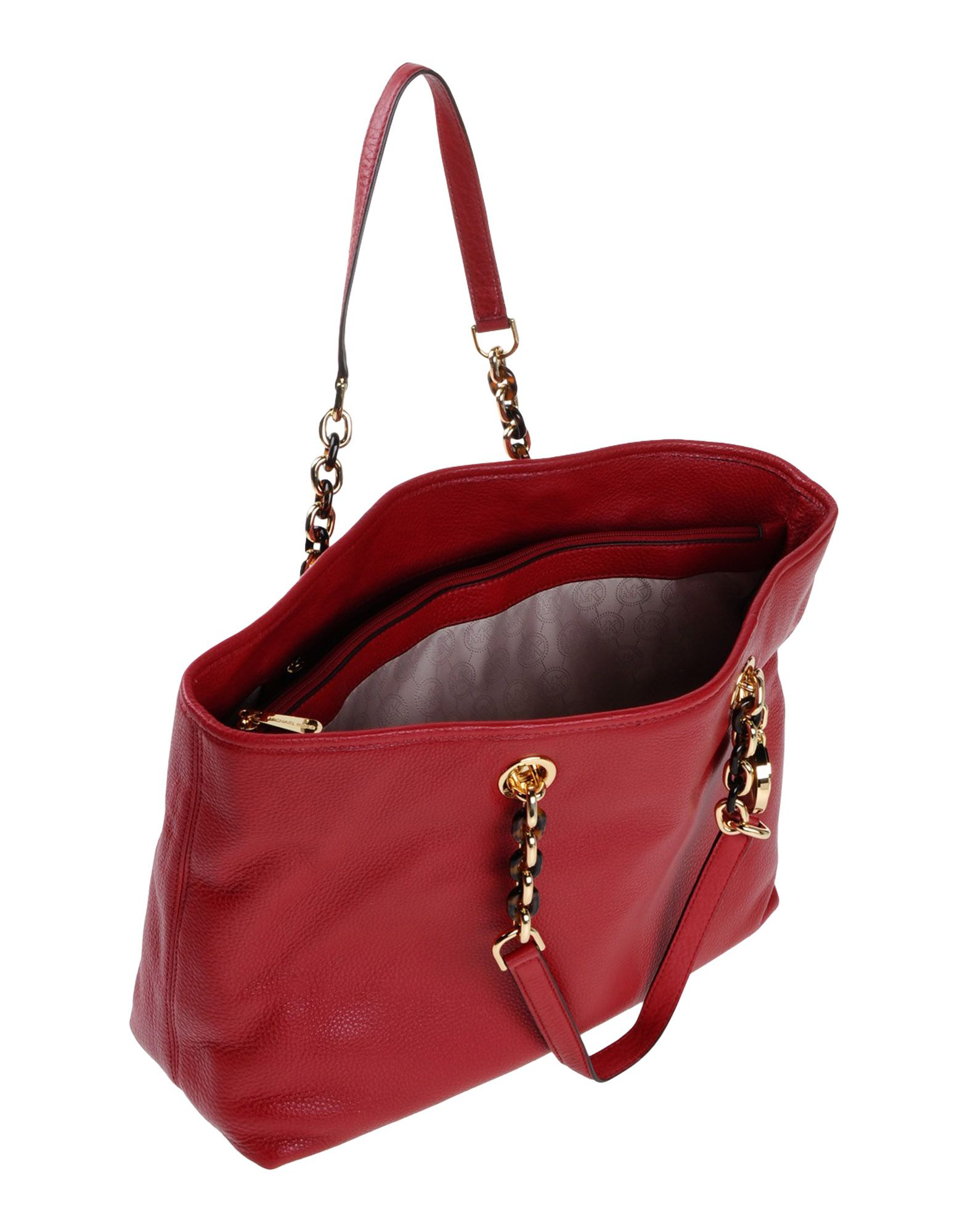 michael kors red flat