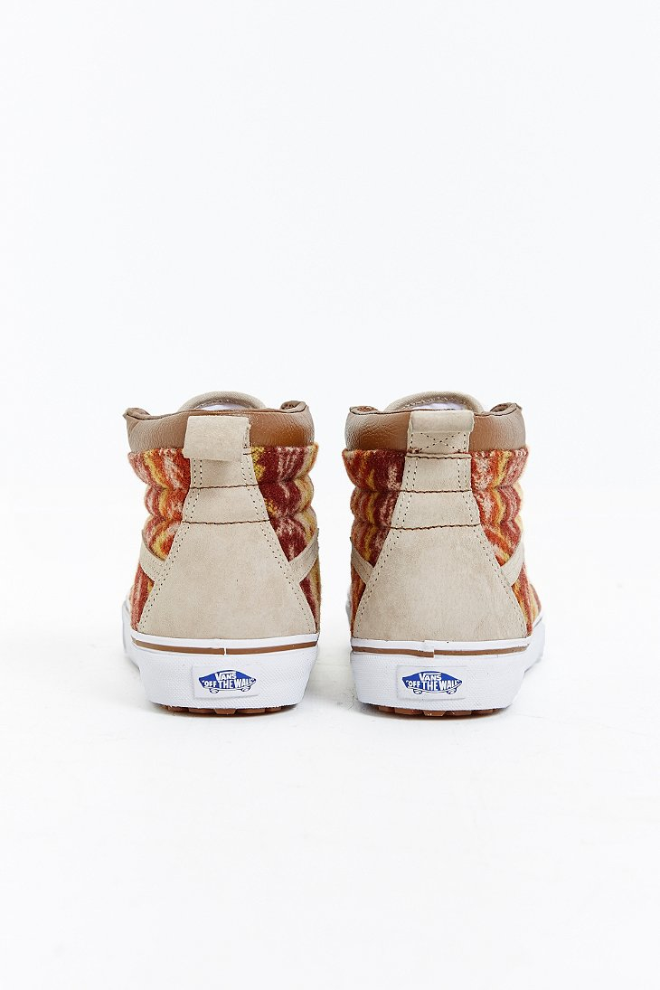 Vans X Pendleton Sk8-hi Mte Sneaker in Brown for Men | Lyst