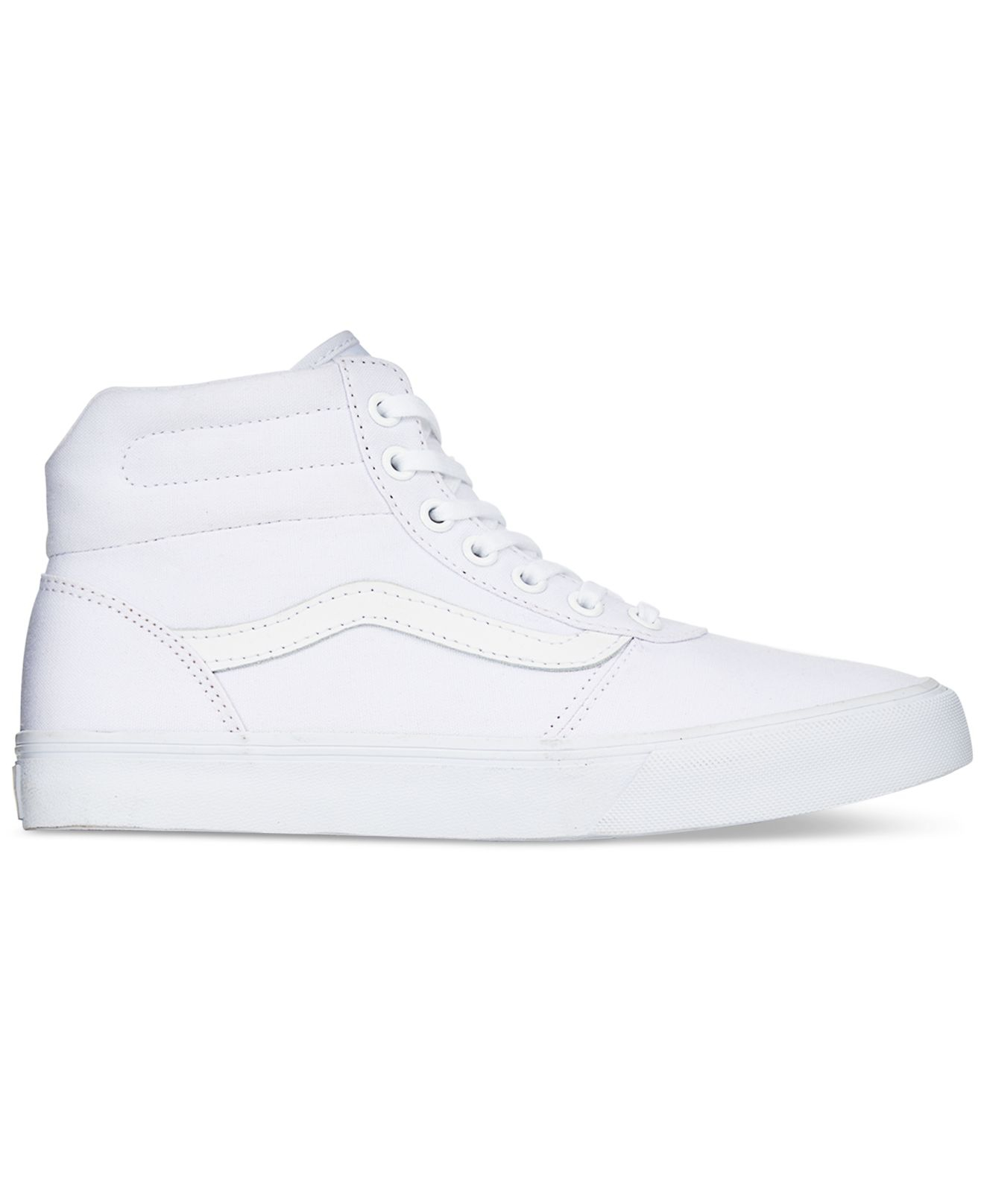 Vans Women's Milton High-top Sneakers in White | Lyst