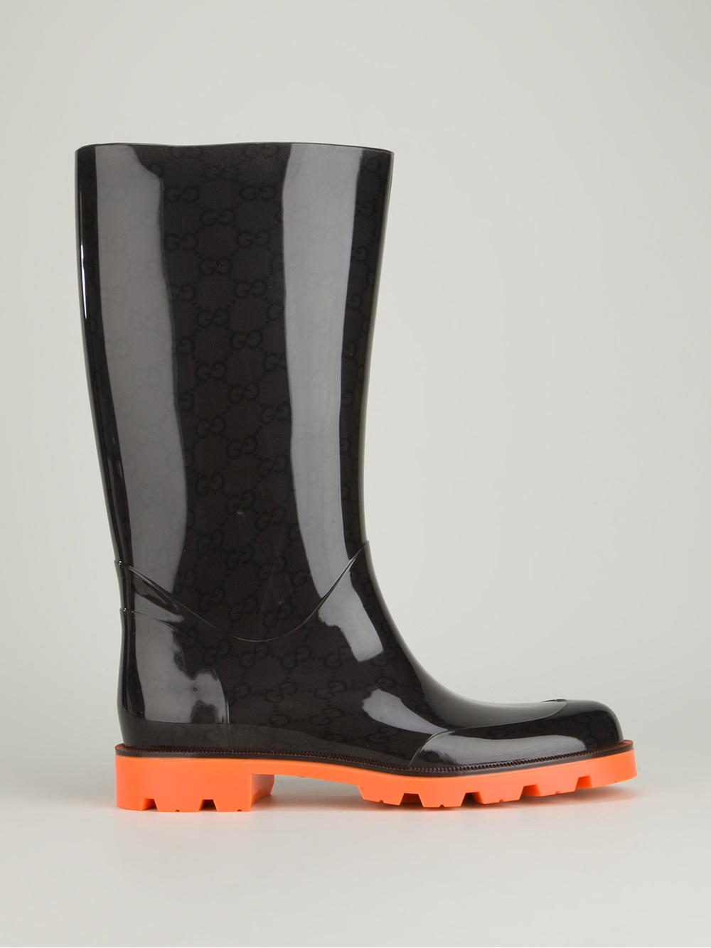 Lyst Gucci Edimburg Rain Boot in Black