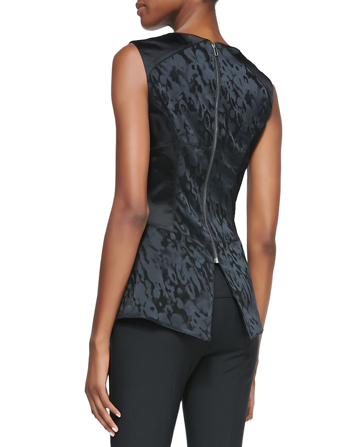 veronica beard leopard top