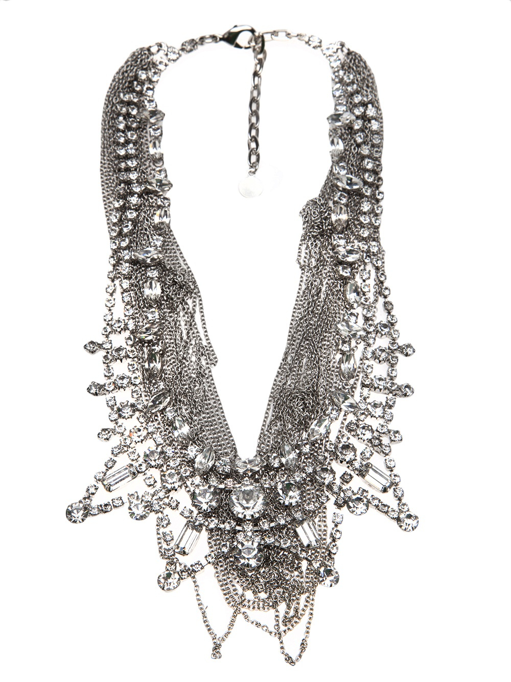 Tom Binns Double Row Statement Necklace in Metallic Lyst