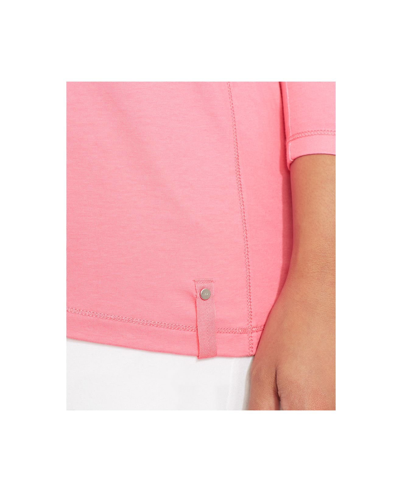 Lauren by Ralph Lauren Plus Size Ombré Half-Zip Shirt in Pink | Lyst