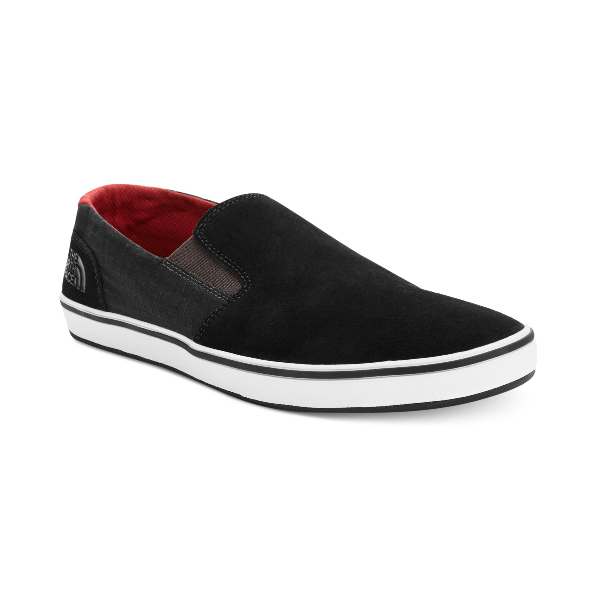 The North Face Base Camp Lite Slipon Shoes in Black/Red (Black) for Men |  Lyst