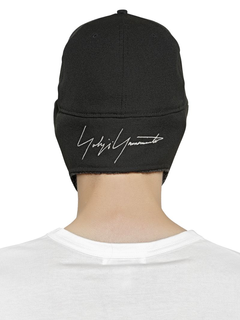 Yohji Yamamoto Wool Baseball Hat With Ear Flaps in Black for Men Lyst