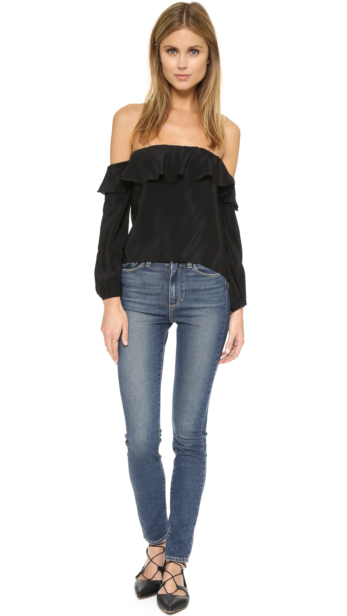 Paige Margot Ultra Skinny Jeans In Blue