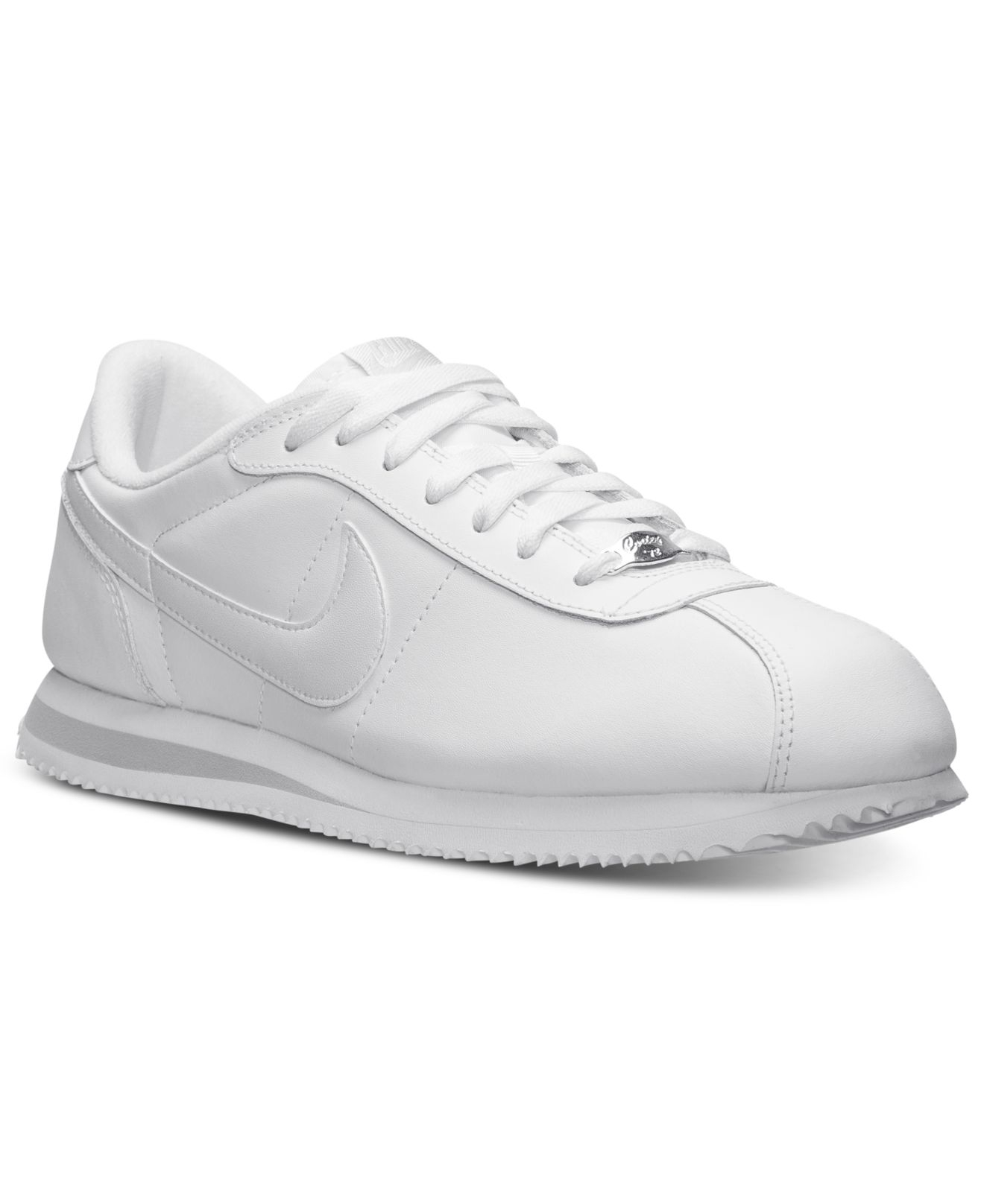 Nike Cortez Basic Leather '06 Mens' Fashion Shoes White/Midnight