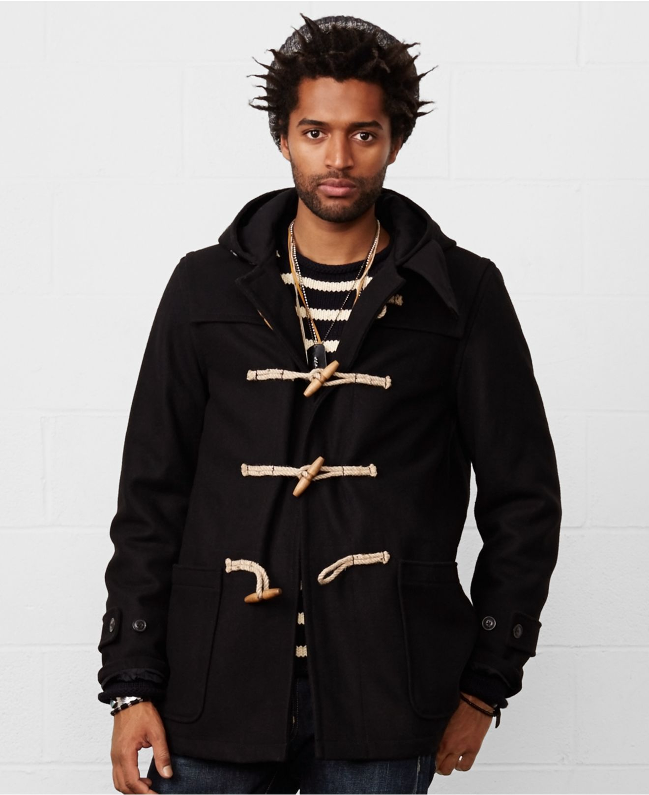 ralph lauren duffle coat men's