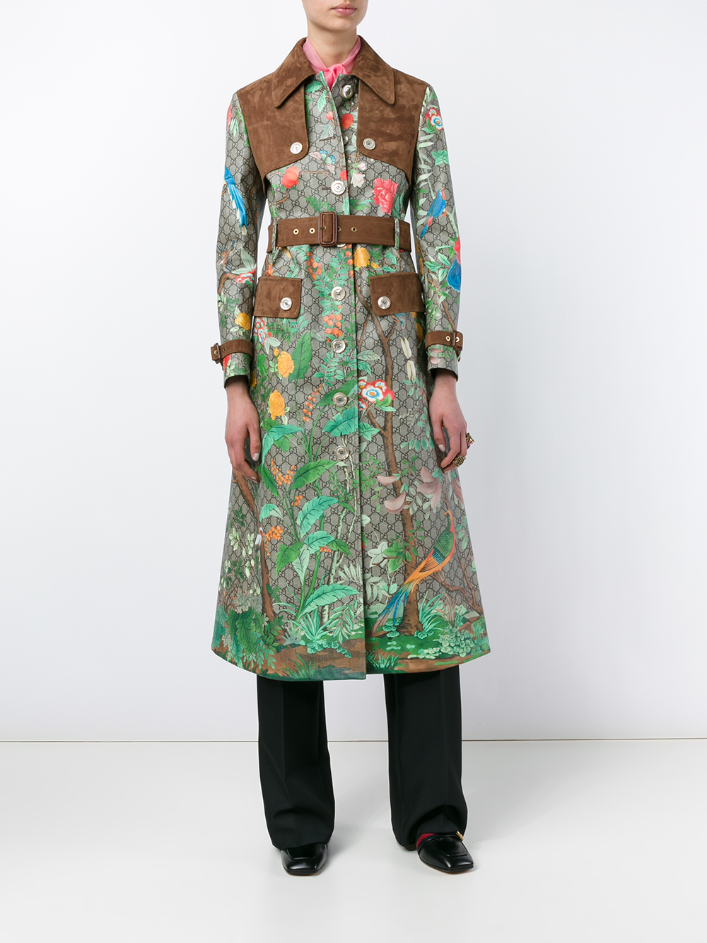 gucci floral coat