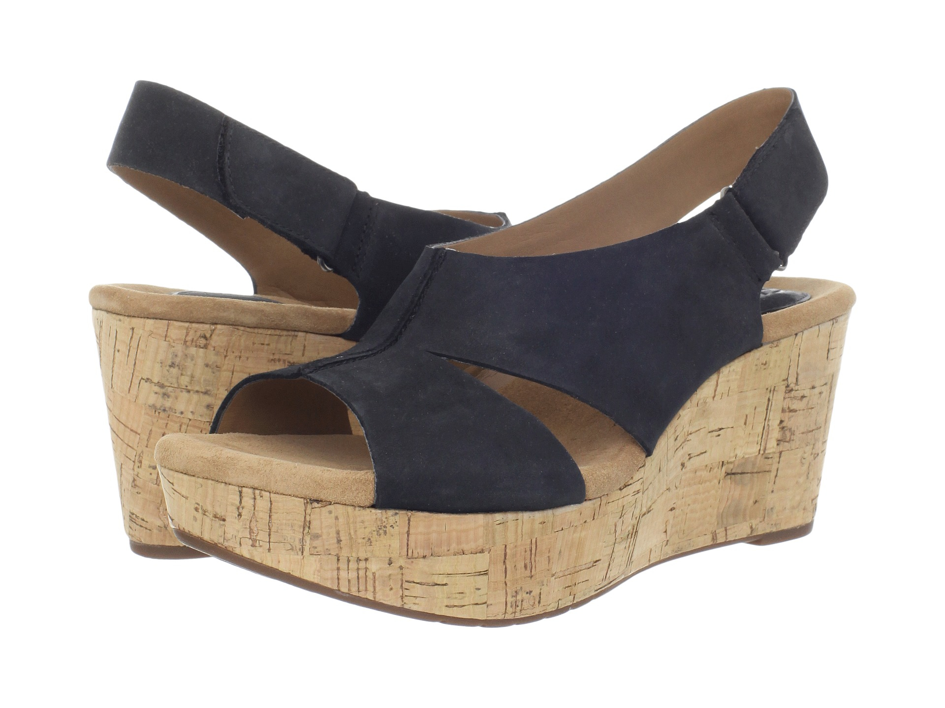clarks women's caslynn lizzie wedge sandal