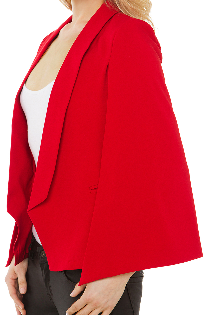 red cape blazers