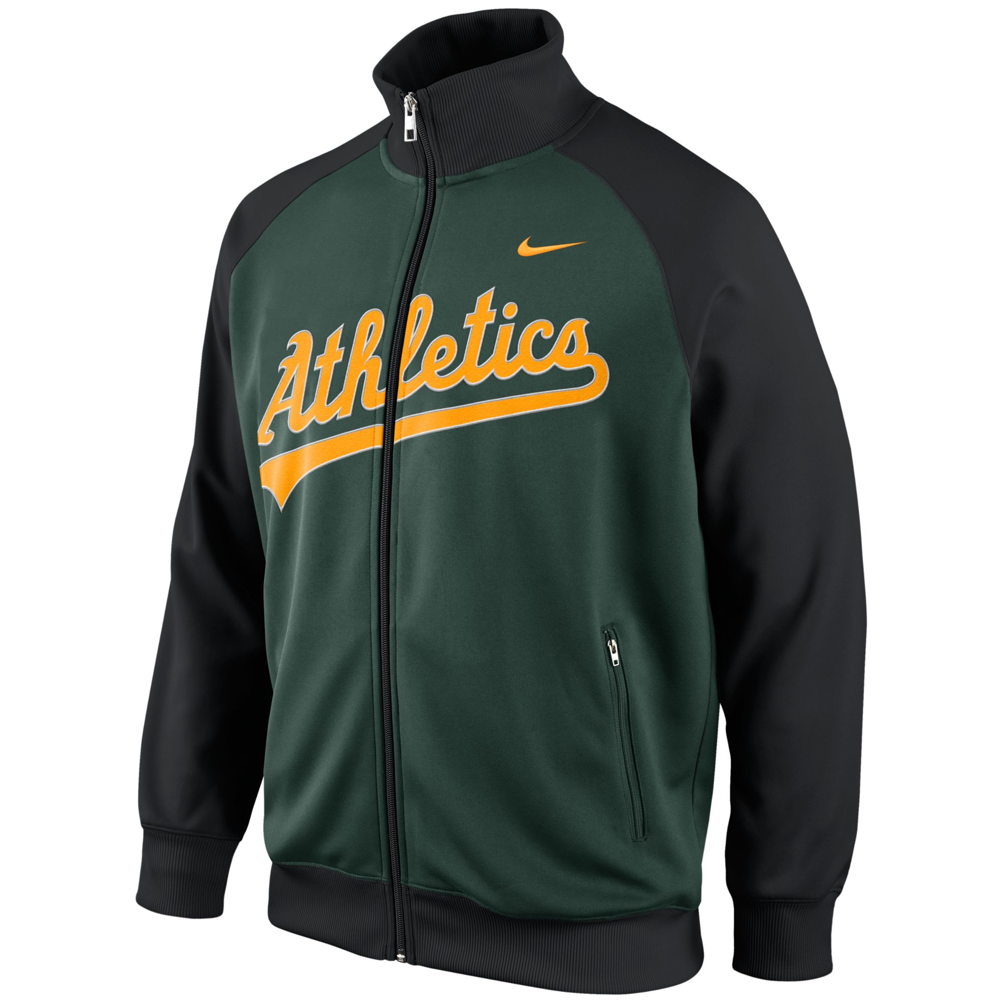 Nike Mens Oakland Athletics Track Jacket in Green for Men - Lyst