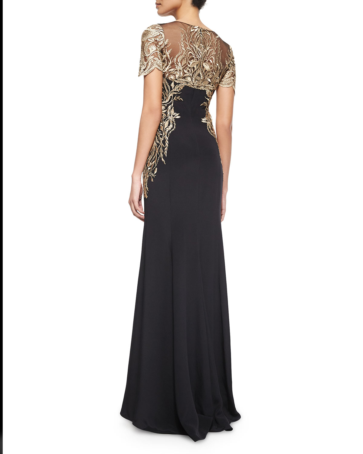 marchesa notte black gown
