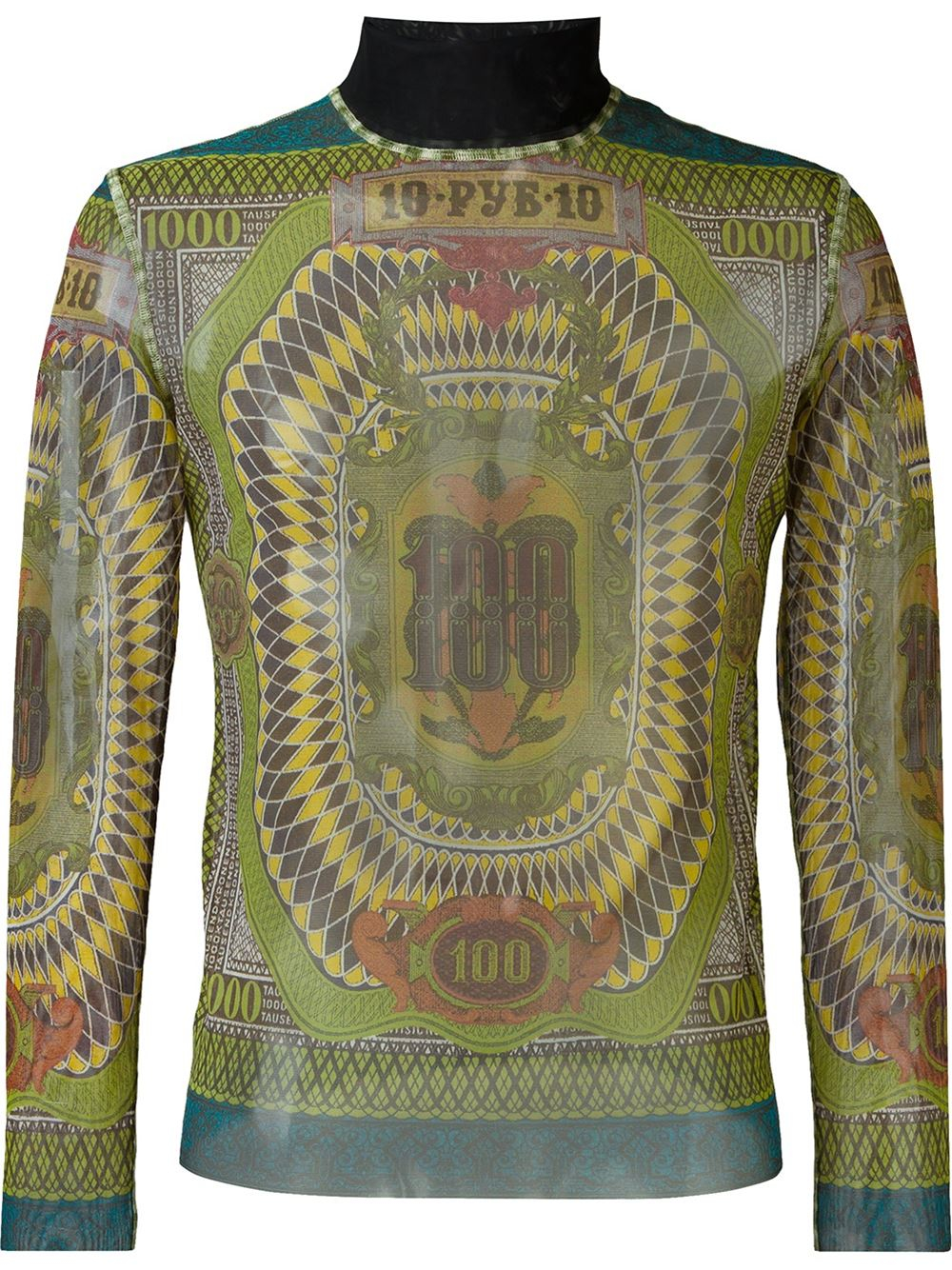 Jean Paul Gaultier 'tarbullbou'deville' Sheer Top for Men - Lyst