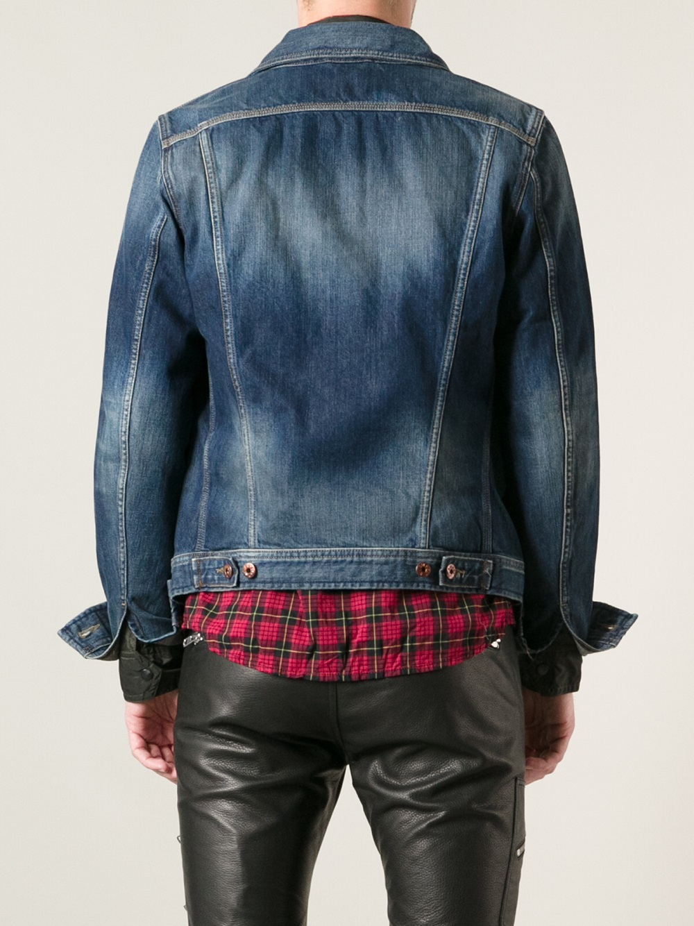 DIESEL Denim Jacket in Blue for Men | Lyst