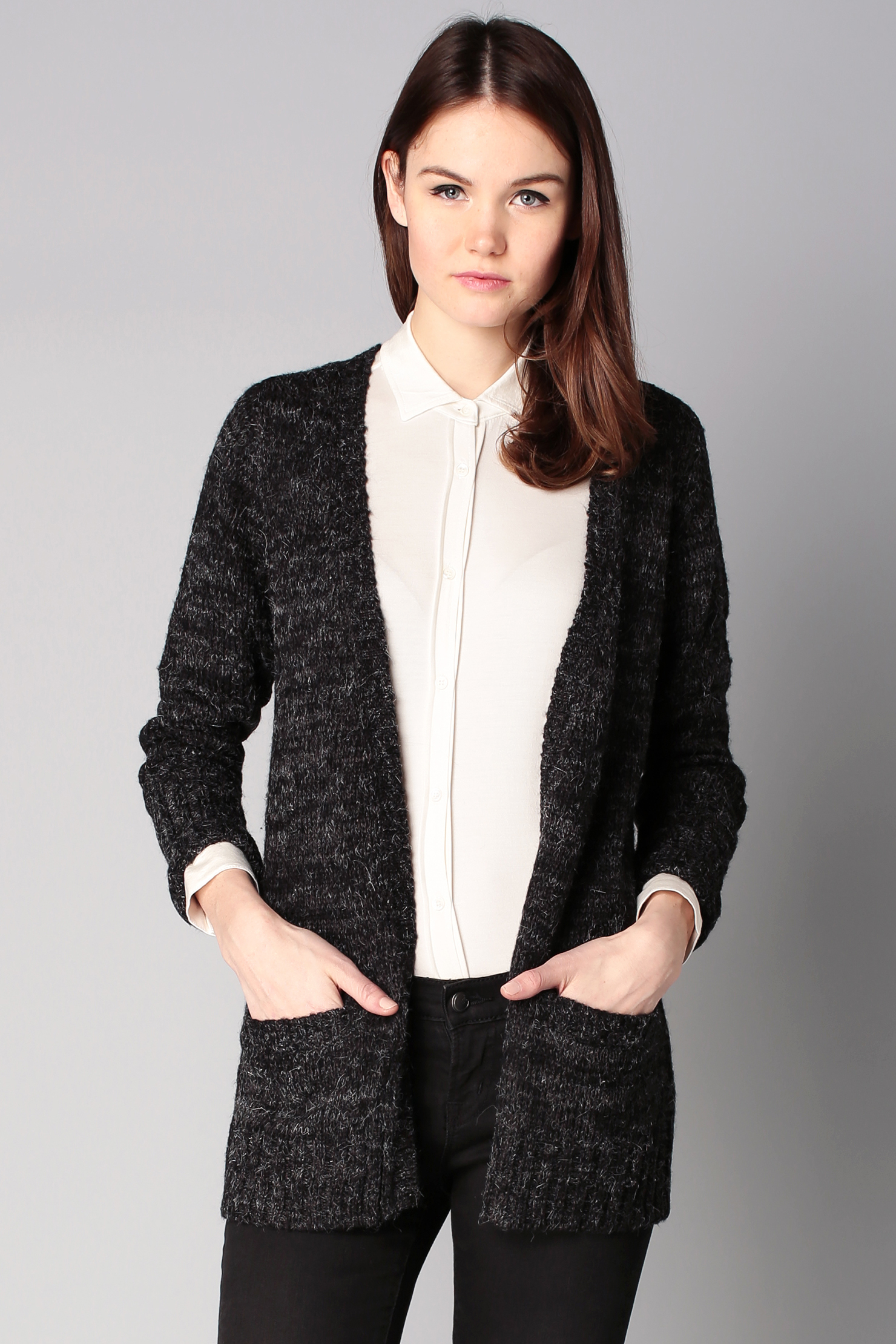 Vero moda Cardigan in Black | Lyst