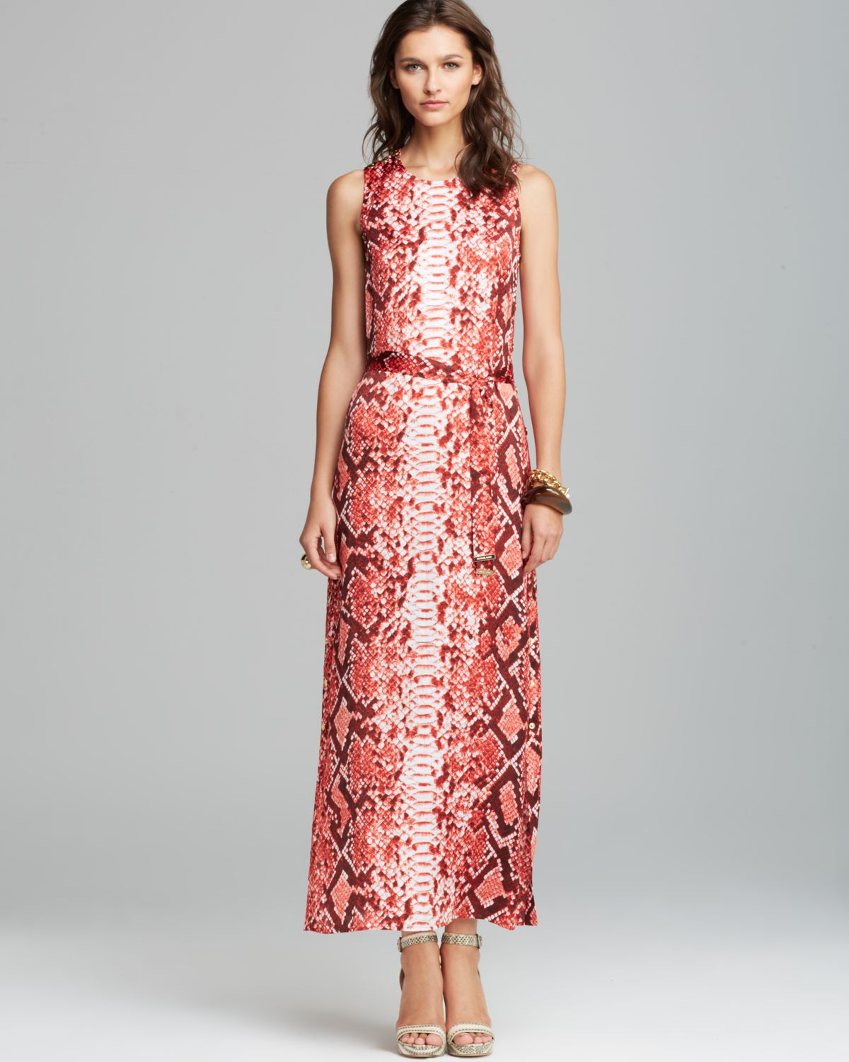 michael kors snake print dress