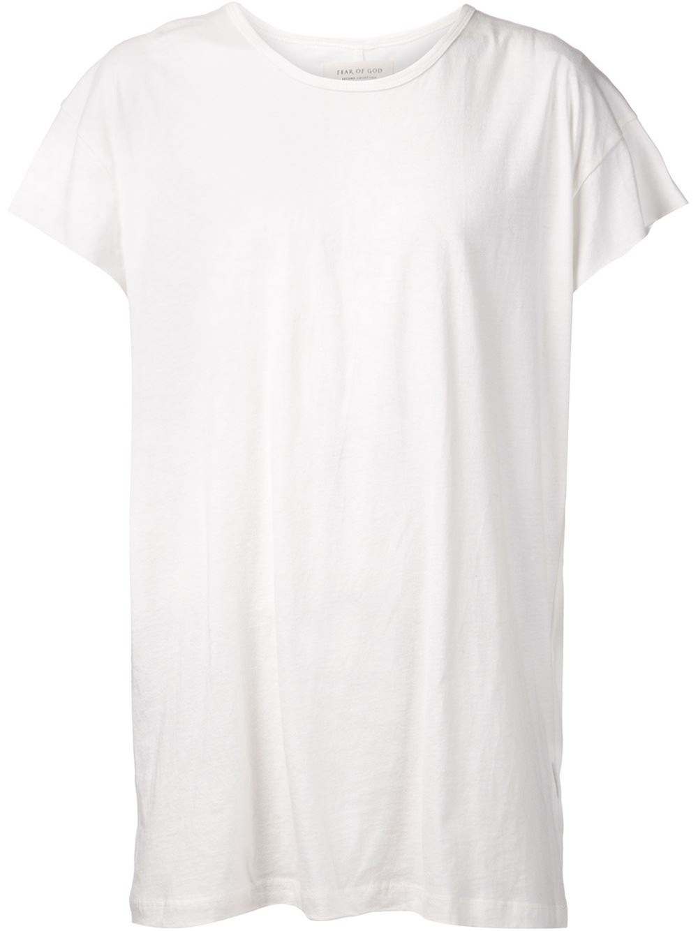 fear of god white tee