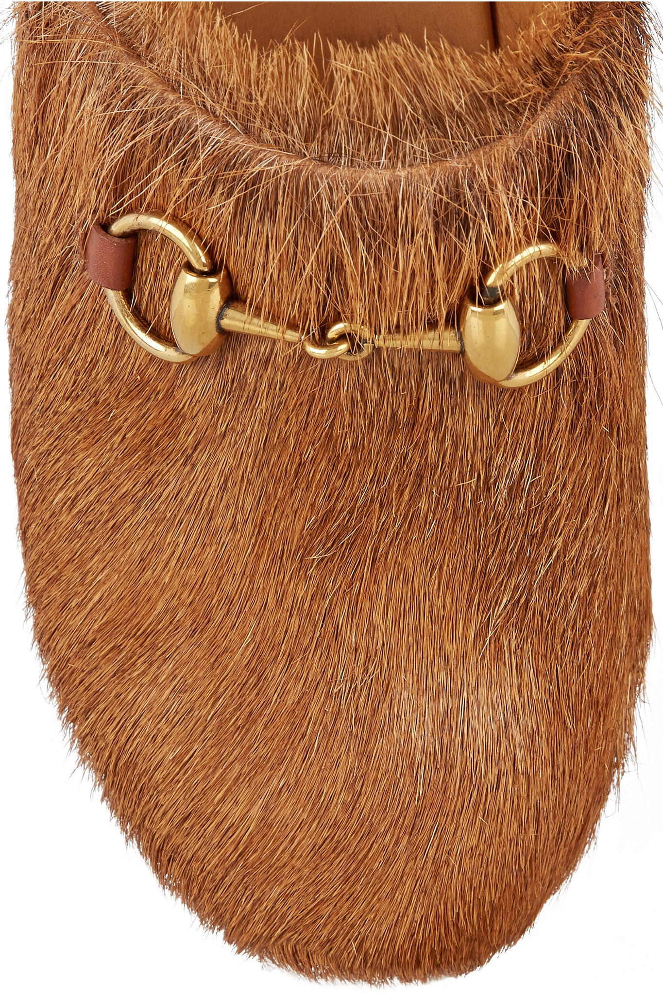 goat hair slippers gucci