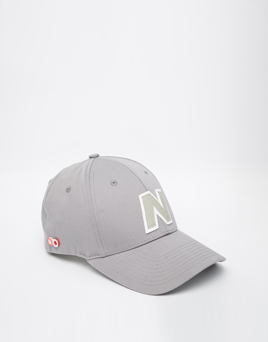 new balance grey hat