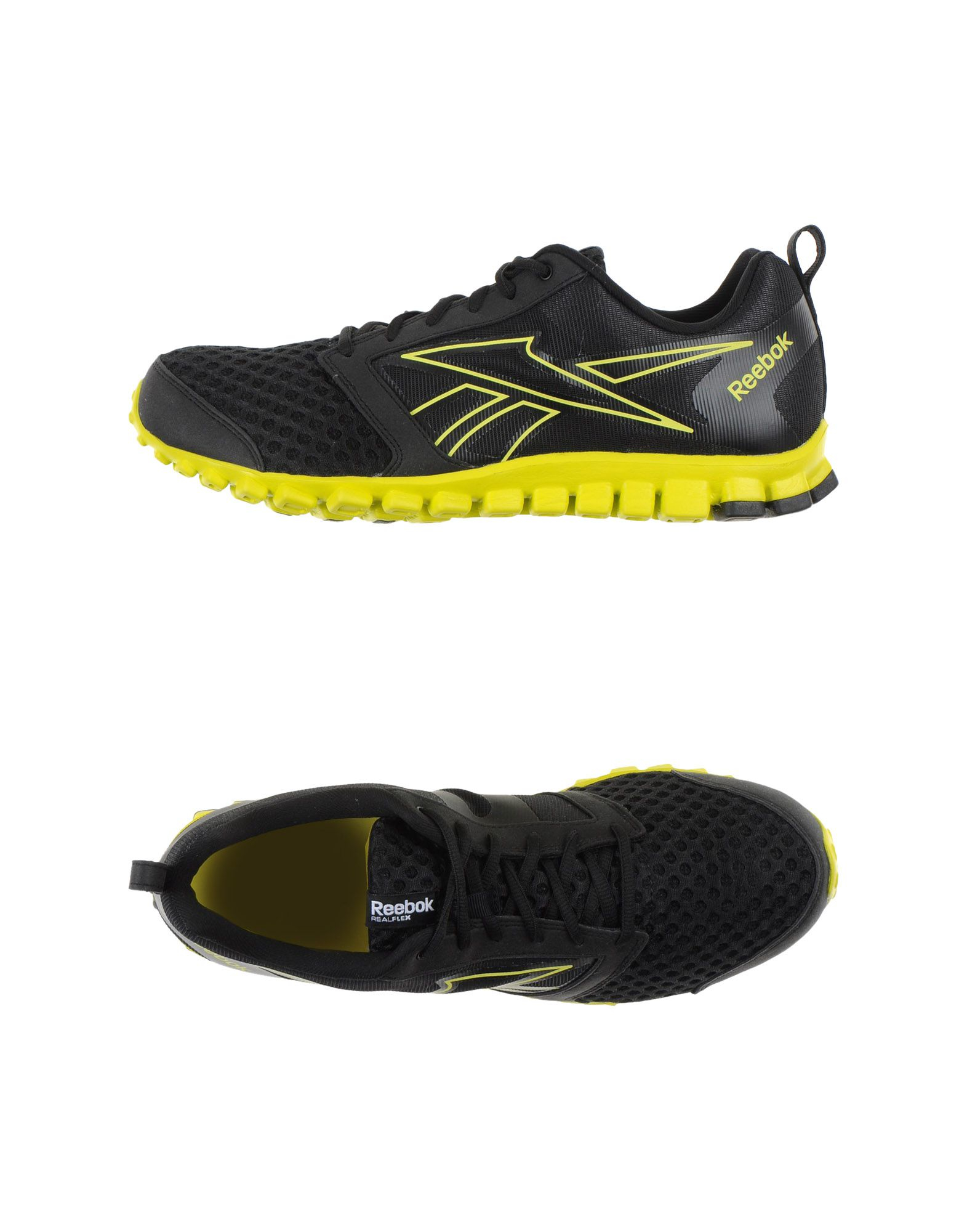 mens reebok black trainers