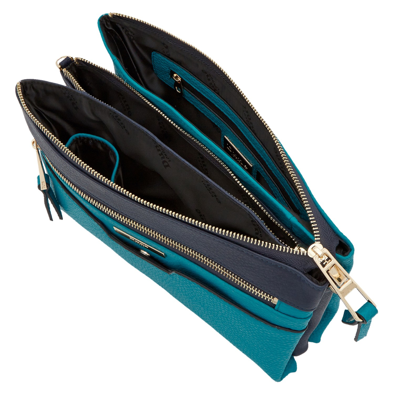 double pouch crossbody bag