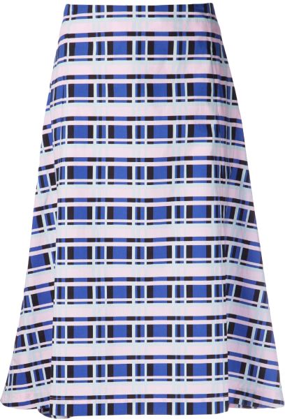 Suno Pleated Skirt in Blue | Lyst