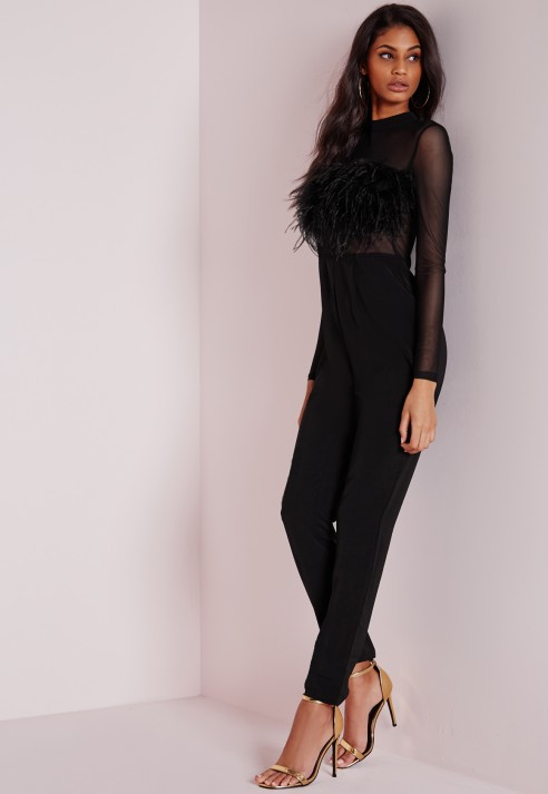 petite long sleeve jumpsuit