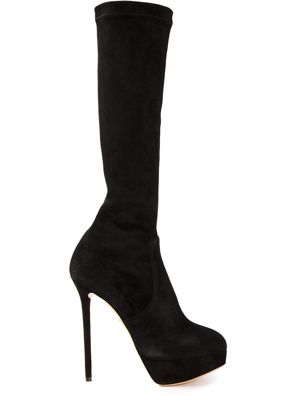 Charlotte Olympia Platform Boots in Black Lyst
