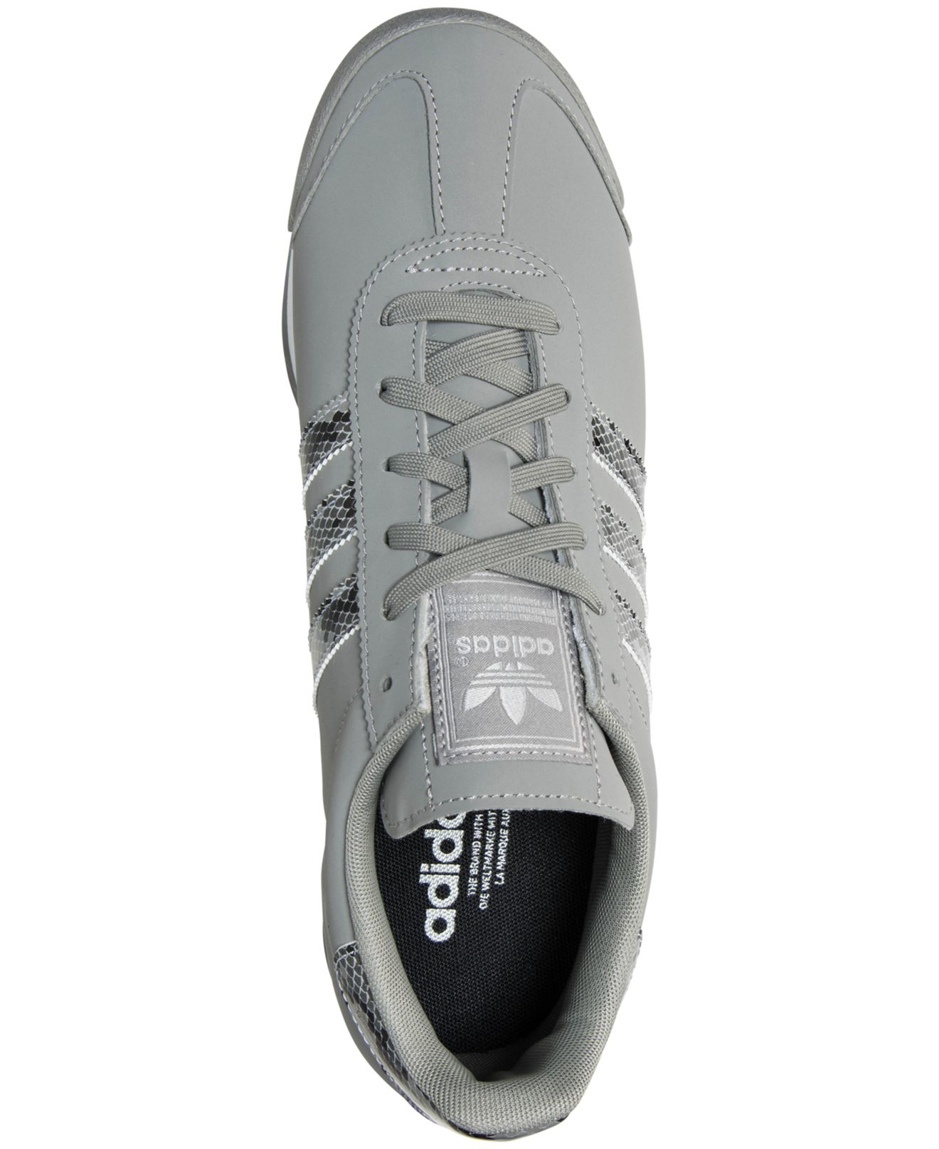 adidas Originals Leather Men's Samoa Reptile Casual Sneakers From Finish  Line in Gray for Men | Lyst