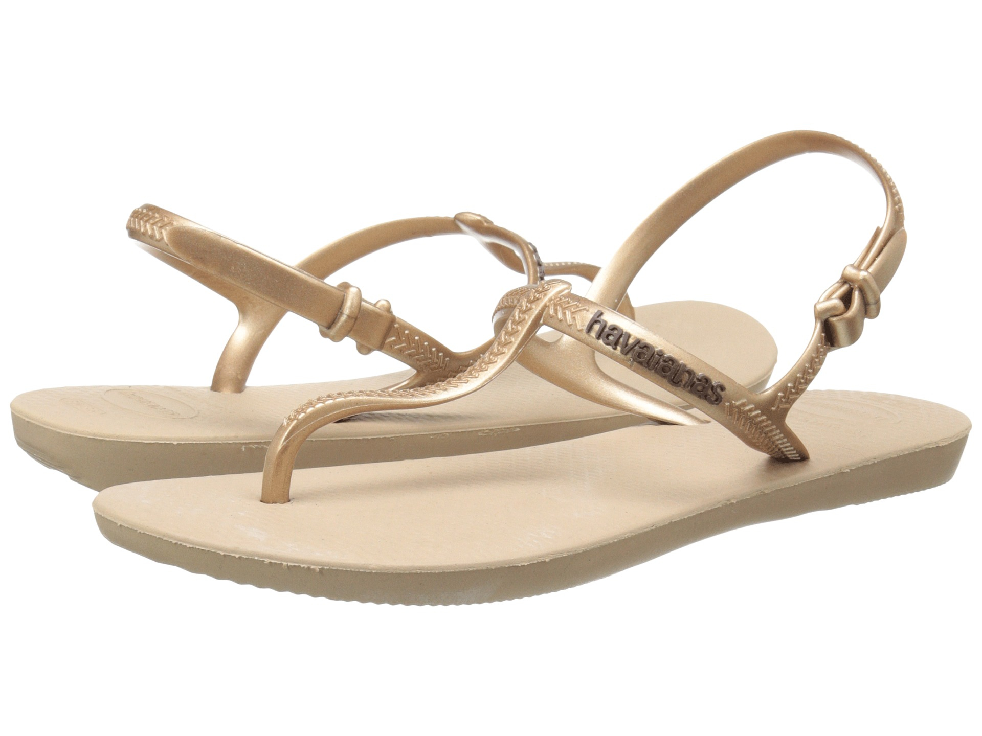 havaianas freedom rose gold
