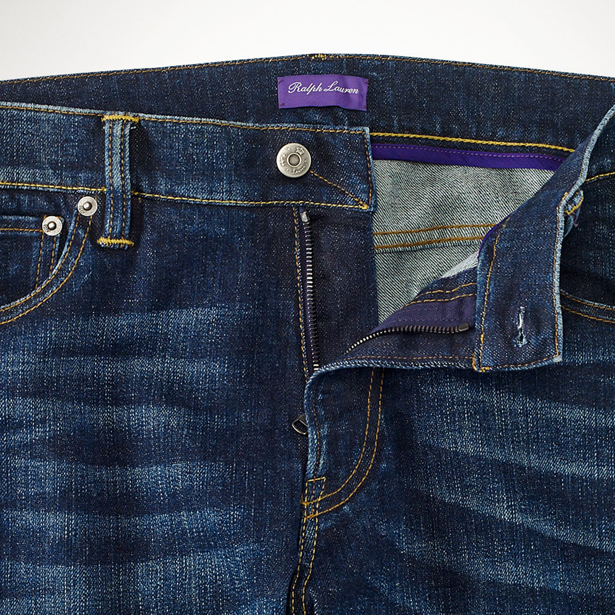 Ralph Lauren Purple Label Straight-Fit Stretch Jean in Blue for Men - Lyst