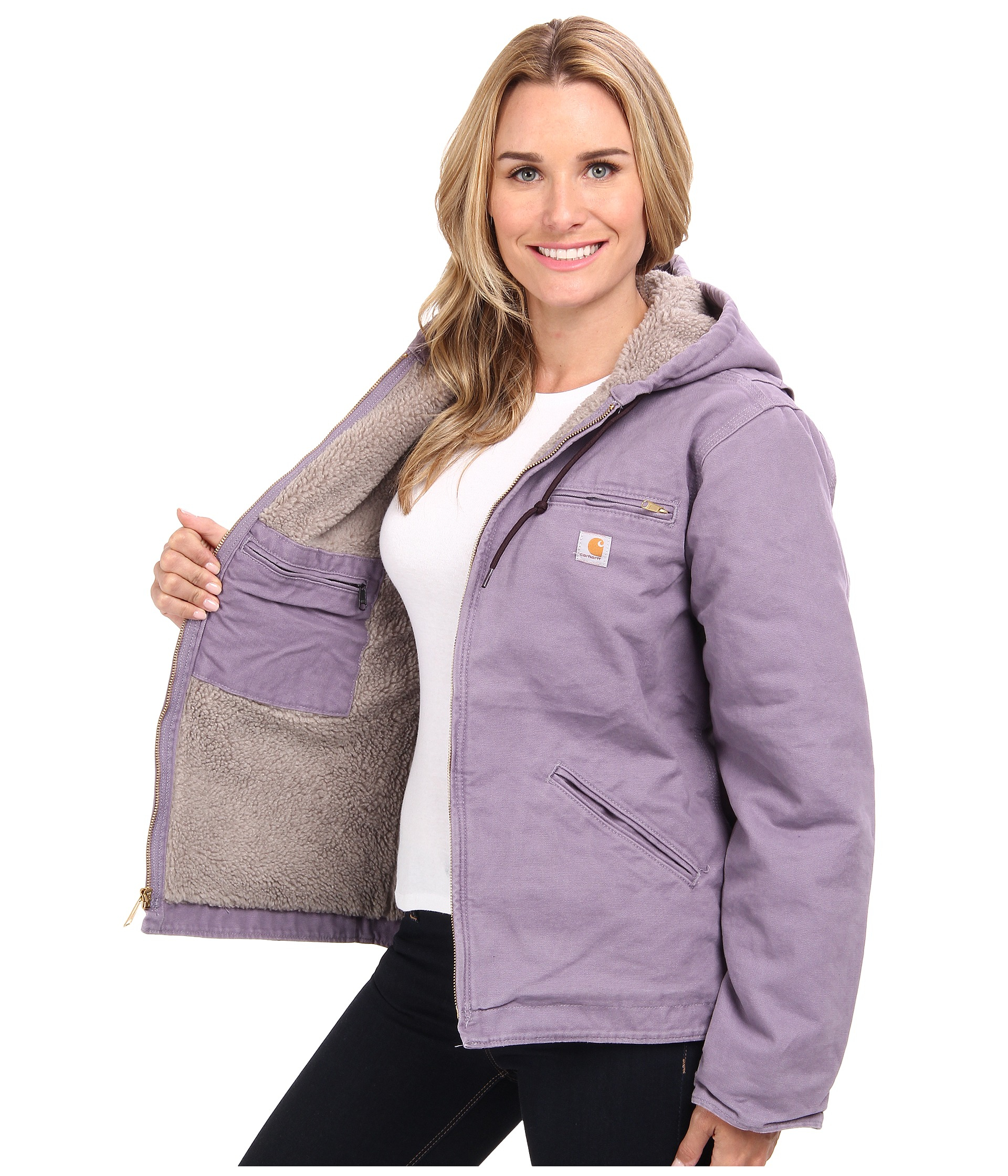 Carhartt Synthetic Sandstone Sierra Jacket in Purple Sage (Purple) | Lyst