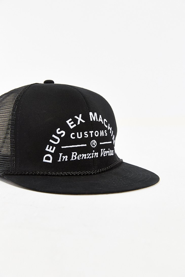 Reductor goochelaar bal Deus Ex Machina Deusiah Trucker Hat in Black for Men | Lyst