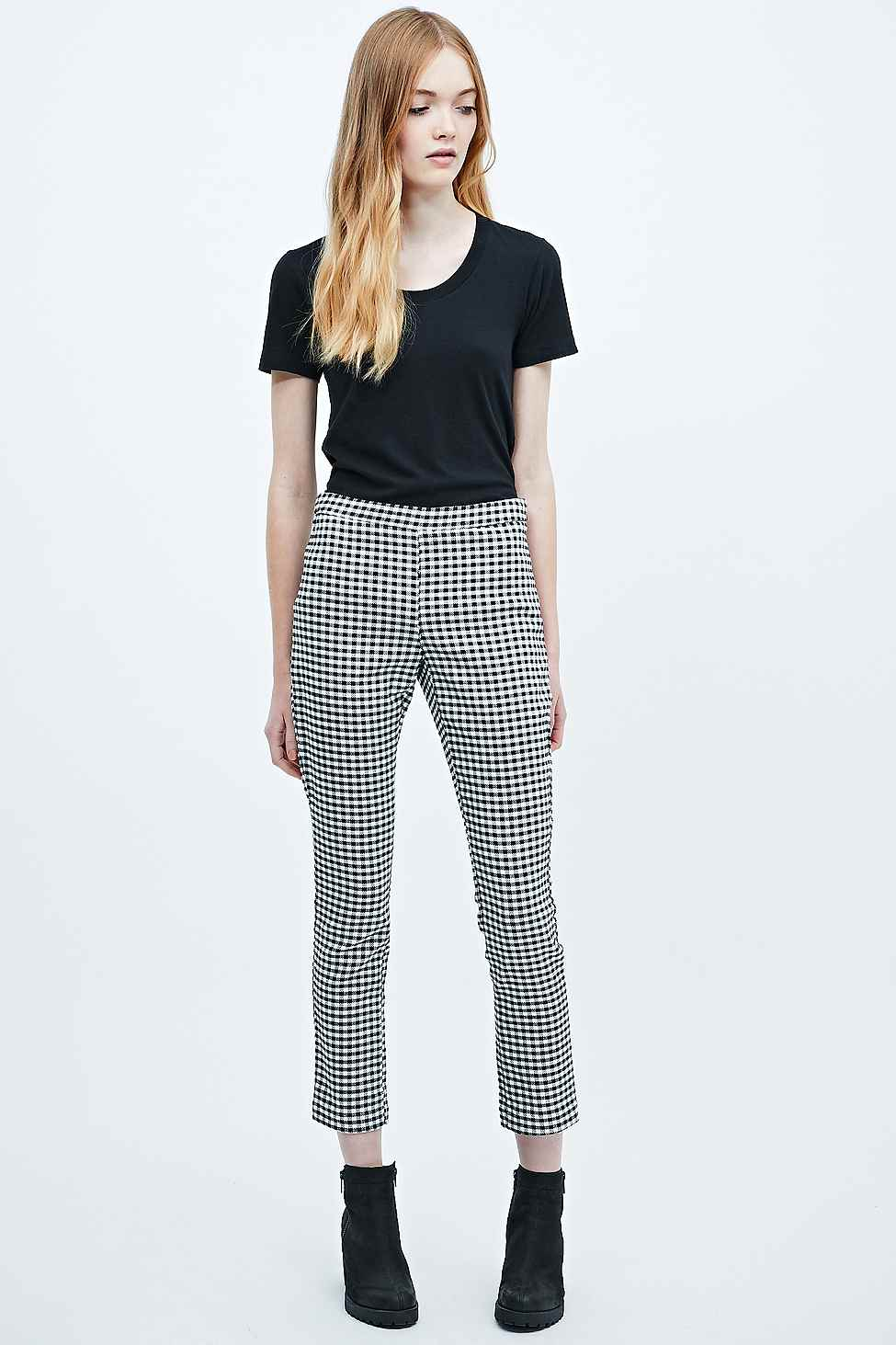 ankle grazer trousers with boots