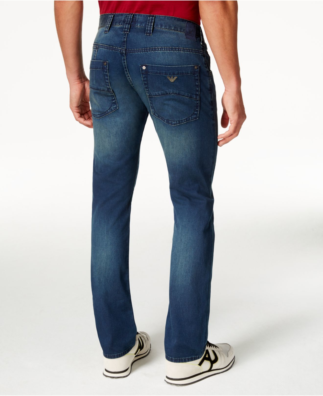 Armani Jeans Denim Men's J08 Slim-fit 