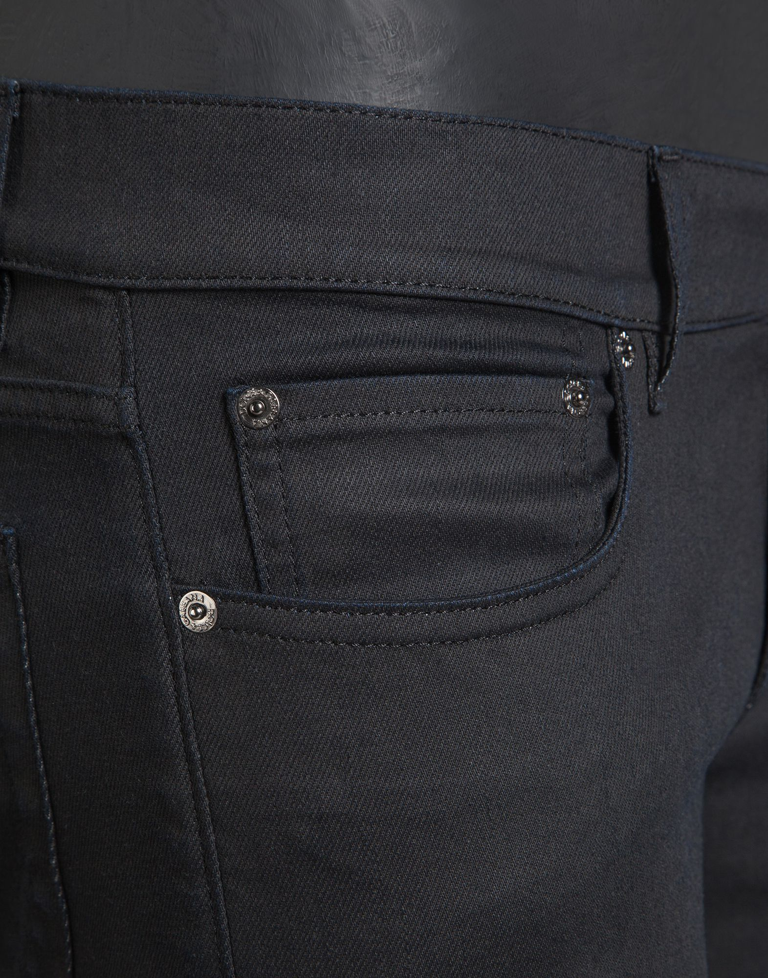 Dolce & Gabbana Super Slim Fit Stretch Denim Jeans in Black for Men | Lyst