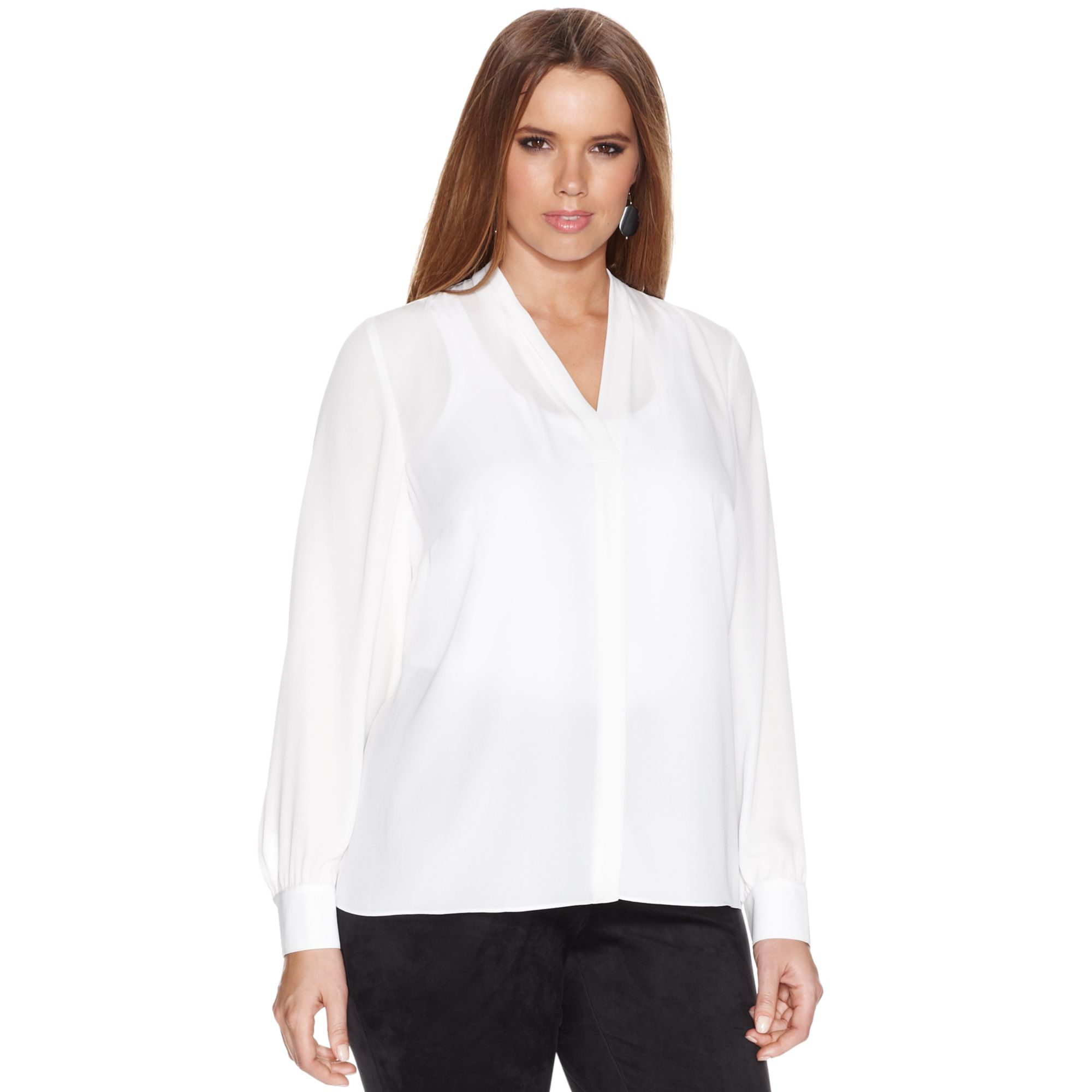 Trend Terbaru White Blouse Long Sleeve Konsep Penting 