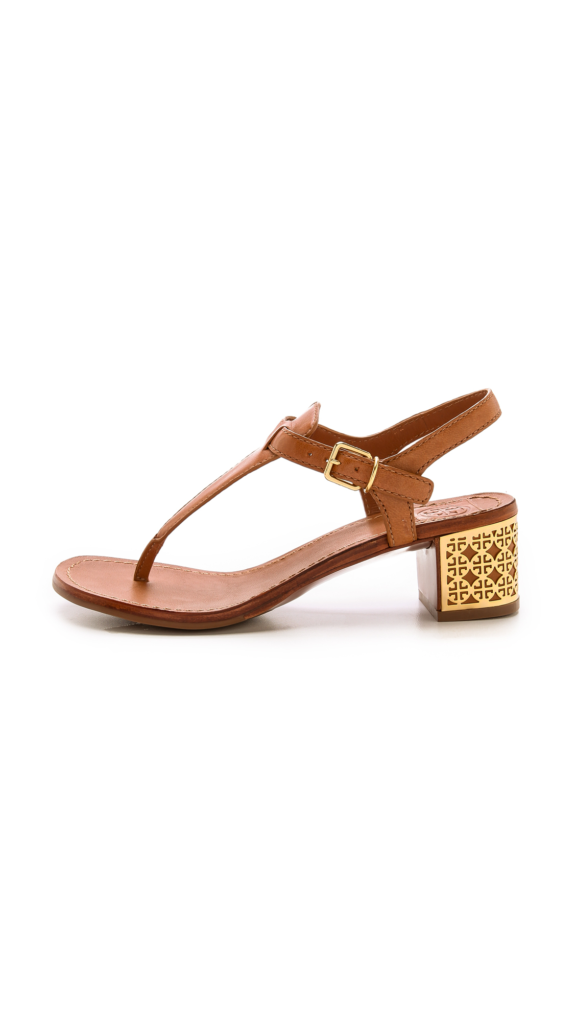 Tory Burch Audra Sandals in Brown | Lyst