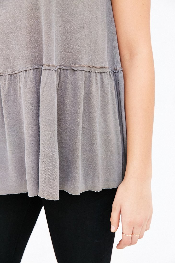 truly madly deeply peplum tee