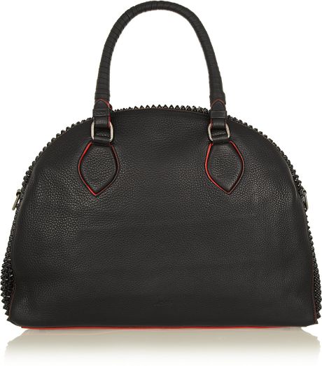 Christian Louboutin Panettone Large Spiked Texturedleather Tote in ...