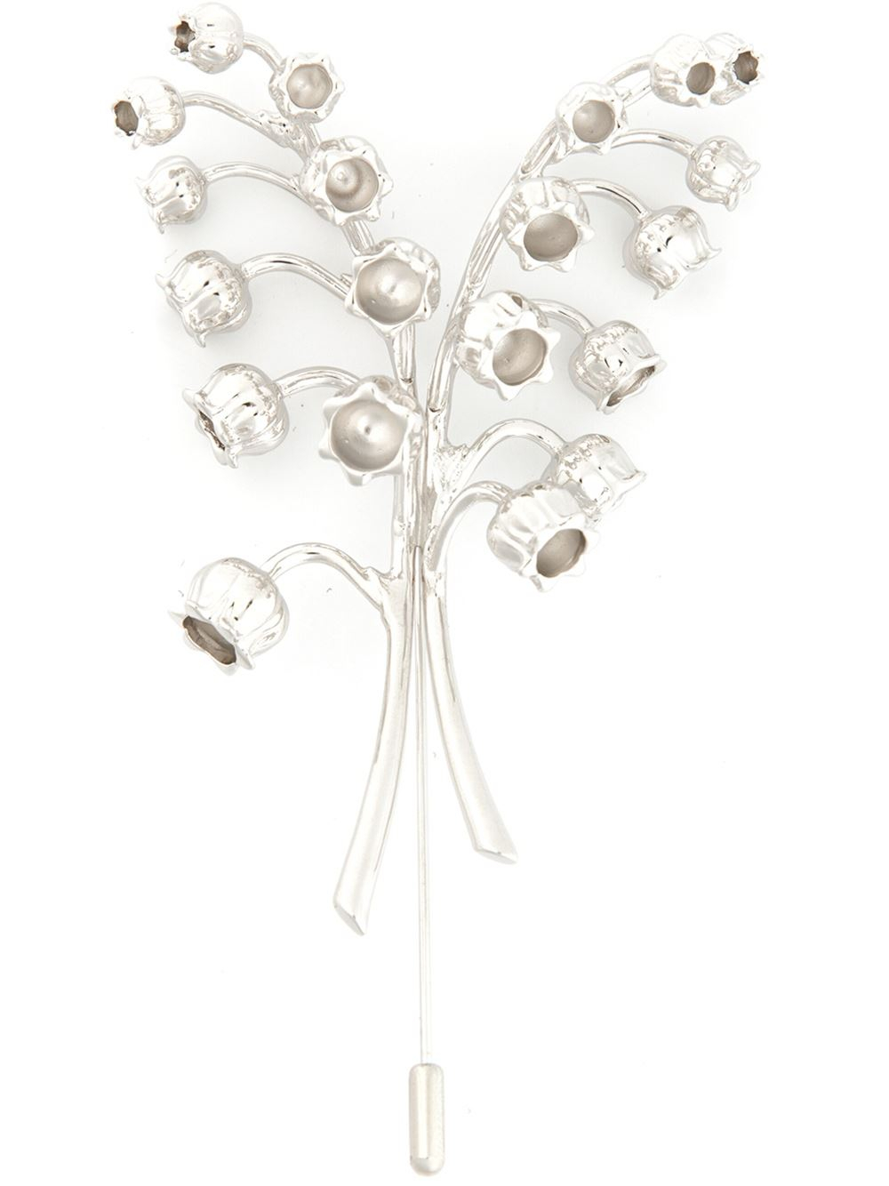 Dior Homme Floral Brooch in Metallic for Men | Lyst